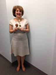 linda with AJAFCA award